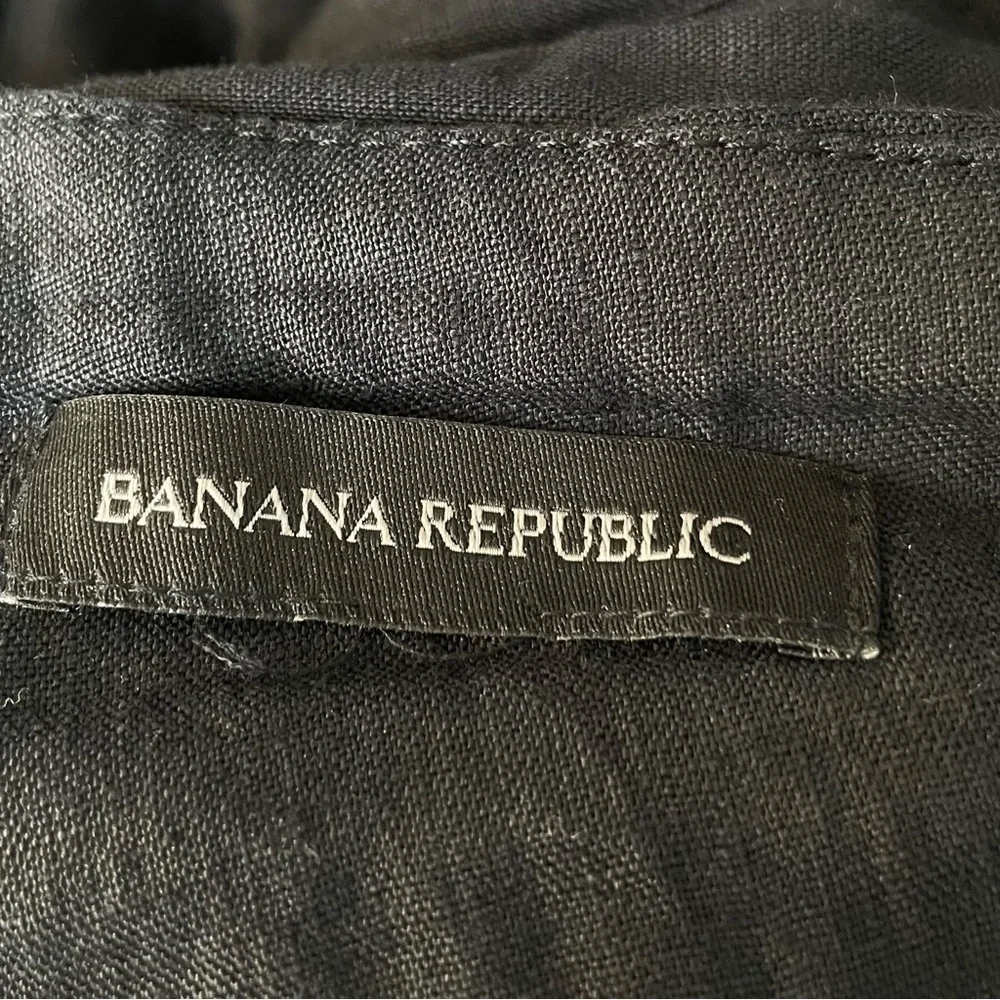 Banana Republic Mia 100% linen cropped wide leg Pants 35173